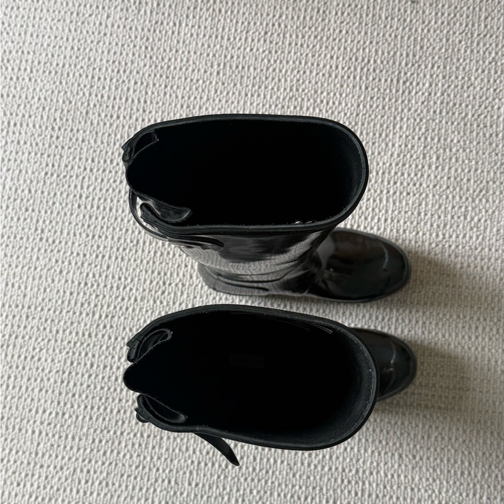 Hunter Glossy Black Rain Boots - Picture 2 of 6